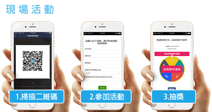 抽獎活動 - 現場活動
